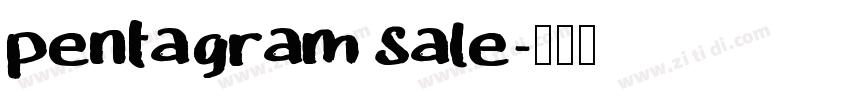 pentagram sale字体转换